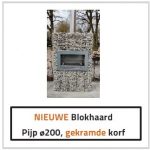 Blokhaard Gekramde Korf 120 L x 130 H x 60 D cm  A. van Elk BV